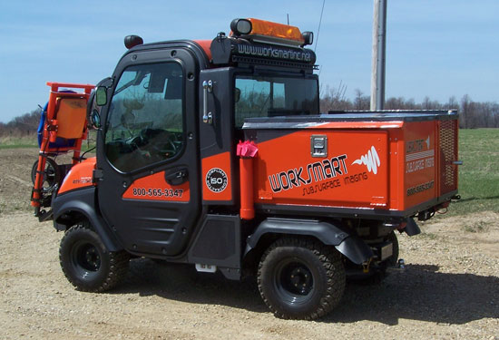 Worksmart RTV-1100 with Camoplast tracks