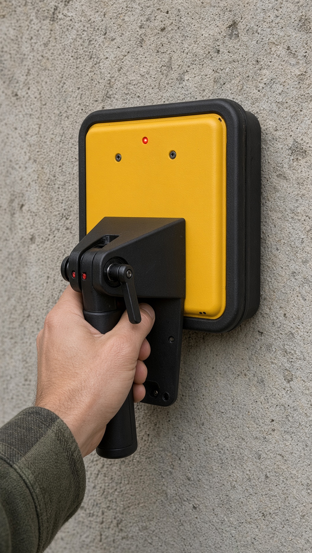 USRADAR 1GHz antenna used by Worksmart to pinpoint structure in concrete